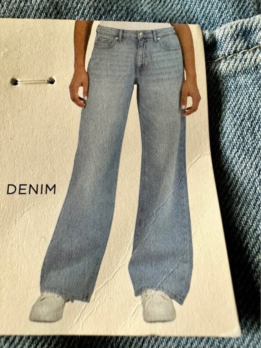 Aero High Rise Wide Leg Jeans Size 14